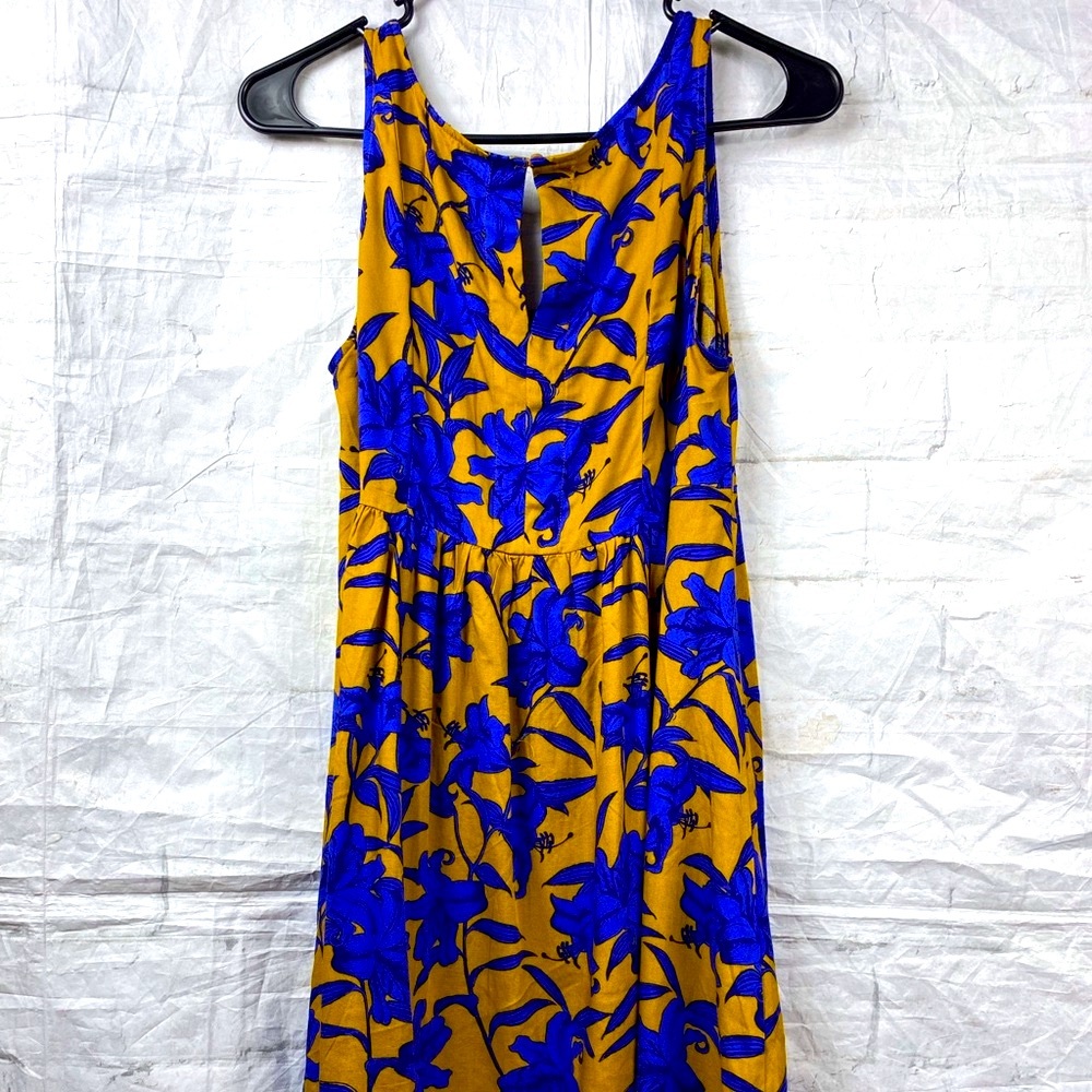 H & M Floral Sundress A-line Sz Med - Picture 3 of 4